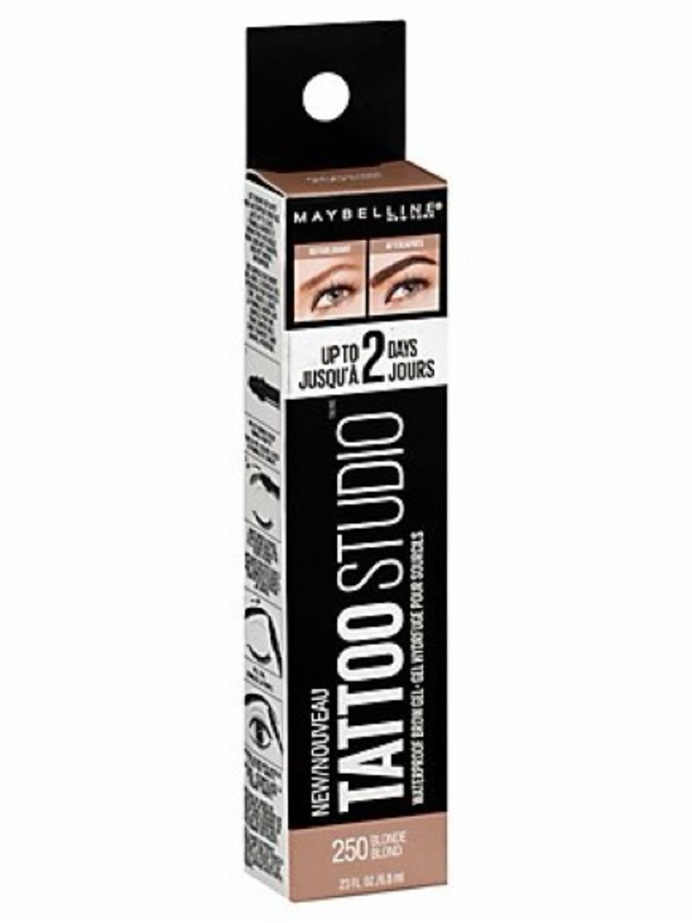 Maybelline Tattoo Studio Brow Tint Gel 250 Blonde